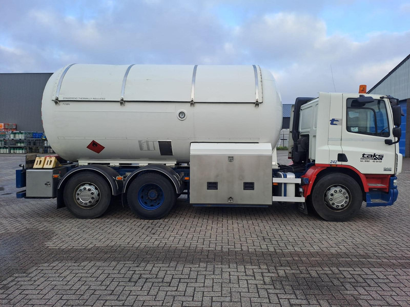 DAF FAN CF75. 6x2 -24030 Liter Gas tank truck ID 2.166 Rootselaar, flowmeter, pump, sunroof on tank - Tanker truck: picture 1 DAF FAN CF75. 6x2 -24030 Liter Gas tank truck ID 2.166 Rootselaar, flowmeter, pump, sunroof on tank - Tanker truck: picture 1