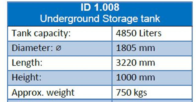 LPG GASTANK 4850 LITER underground - Fuel tank for Truck: picture 2 LPG GASTANK 4850 LITER underground - Fuel tank for Truck: picture 2