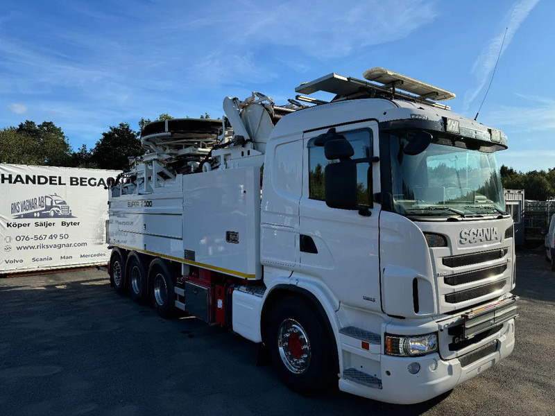 Scania R480 8x4, Wiedemann Super 2000 (10+6m3) + Recycler, Euro 6, 2013 - Vacuum truck: picture 2 Scania R480 8x4, Wiedemann Super 2000 (10+6m3) + Recycler, Euro 6, 2013 - Vacuum truck: picture 2