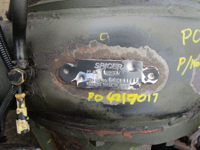 DENNIS ELITE II SPICER REAR AXLE P/NO 981071/ P04217017 - Axle and parts for Municipal/ Special vehicle: picture 4 DENNIS ELITE II SPICER REAR AXLE P/NO 981071/ P04217017 - Axle and parts for Municipal/ Special vehicle: picture 4