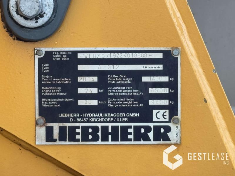 Wheel excavator Liebherr A312 Litronic: picture 13