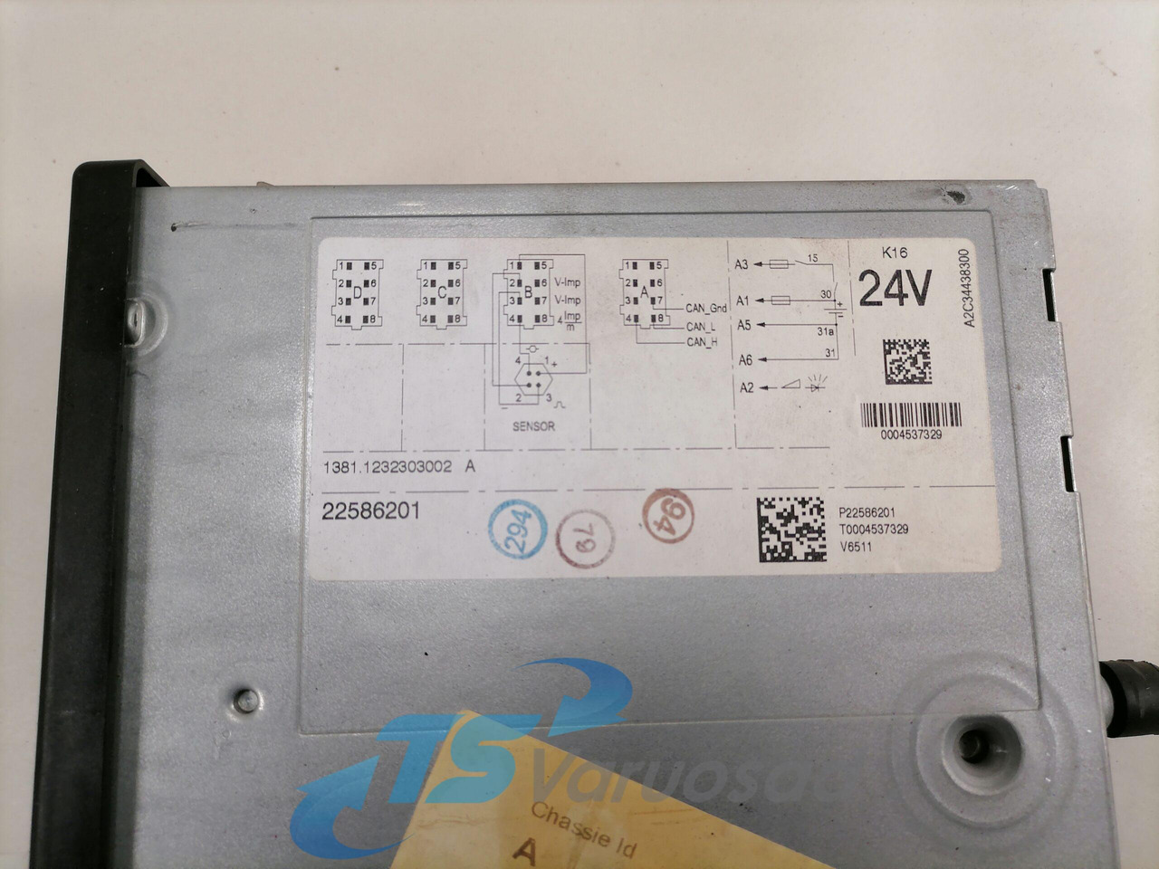 Volvo tachograph 22586201 - Tachograph for Truck: picture 2 Volvo tachograph 22586201 - Tachograph for Truck: picture 2