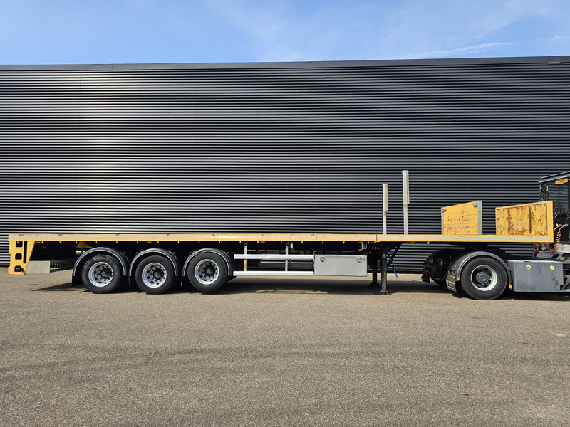 Floor FLUO-18-27F1 / LIFT AXLE / EXTENDABLE - Dropside/ Flatbed semi-trailer: picture 3 Floor FLUO-18-27F1 / LIFT AXLE / EXTENDABLE - Dropside/ Flatbed semi-trailer: picture 3