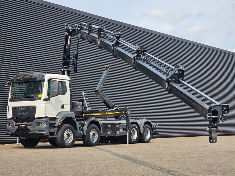 MAN TGS 35.470 8X4 BB / HIAB CRANE + HOOKLIFT - Crane truck: picture 3 MAN TGS 35.470 8X4 BB / HIAB CRANE + HOOKLIFT - Crane truck: picture 3