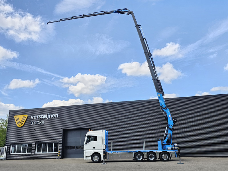 MAN TGX 35.480 8x4-4 / HMF 85 t/m + JIB / WINCH - Dropside/ Flatbed truck, Crane truck: picture 2 MAN TGX 35.480 8x4-4 / HMF 85 t/m + JIB / WINCH - Dropside/ Flatbed truck, Crane truck: picture 2