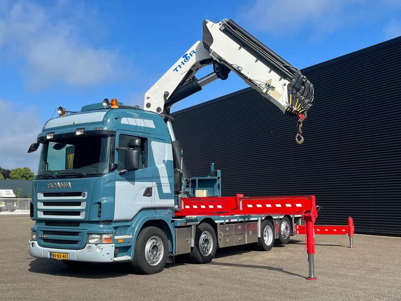 Scania R 440 8X2*6 / HMF THOR K6 - Dropside/ Flatbed truck, Crane truck: picture 4 Scania R 440 8X2*6 / HMF THOR K6 - Dropside/ Flatbed truck, Crane truck: picture 4