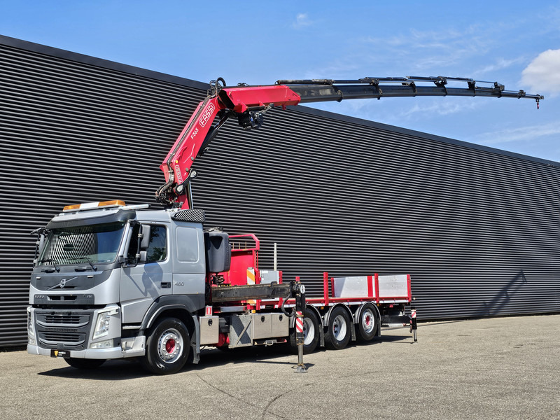 Volvo FM 460 8x4-4 / FASSI 36.5 t/m -8 x EXTENSION + WINCH - Dropside/ Flatbed truck, Crane truck: picture 1 Volvo FM 460 8x4-4 / FASSI 36.5 t/m -8 x EXTENSION + WINCH - Dropside/ Flatbed truck, Crane truck: picture 1