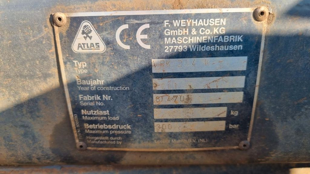 Atlas Abrollkipperaufbau 3 Achser Atlas Abrollkipperaufbau 3 Achser - Hook lift truck: picture 3 Atlas Abrollkipperaufbau 3 Achser Atlas Abrollkipperaufbau 3 Achser - Hook lift truck: picture 3