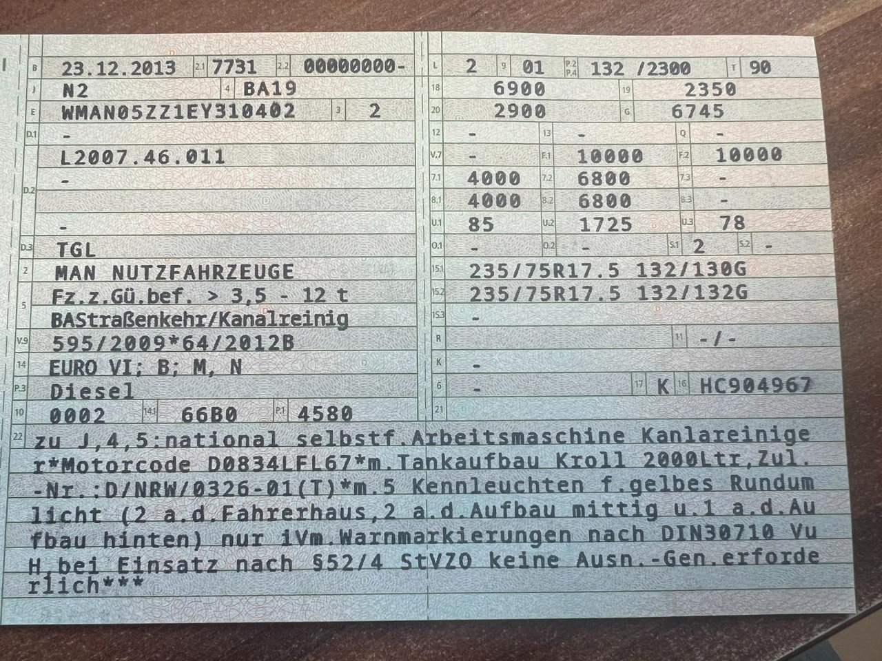 MAN 10.180 Saug & Druck & Spülwagen & Funk Euro 6 MAN 10.180 Saug & Druck & Spülwagen - Vacuum truck: picture 3 MAN 10.180 Saug & Druck & Spülwagen & Funk Euro 6 MAN 10.180 Saug & Druck & Spülwagen - Vacuum truck: picture 3