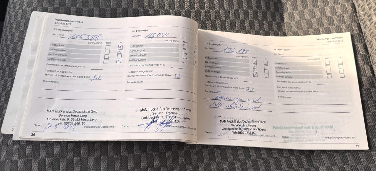 MAN 8.180 4X2 Meiller 3. S. Kipper original Km - Tipper: picture 3 MAN 8.180 4X2 Meiller 3. S. Kipper original Km - Tipper: picture 3