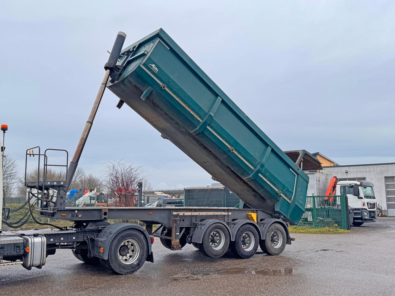 Meiller Müller 3 Achs 24 Kubik Kipper Hydr. Heckklappe - Tipper semi-trailer: picture 5 Meiller Müller 3 Achs 24 Kubik Kipper Hydr. Heckklappe - Tipper semi-trailer: picture 5