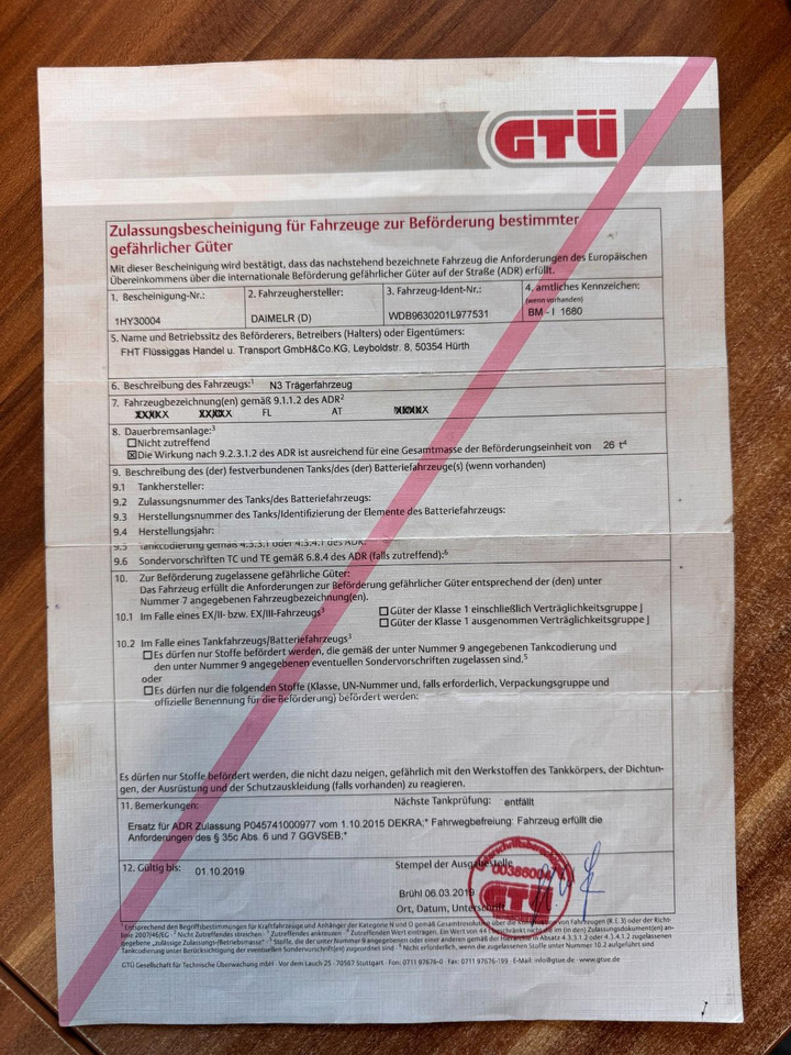 Mercedes-Benz 2536 ADR Valid & kipphydraulik für Gastank - Tanker truck: picture 4 Mercedes-Benz 2536 ADR Valid & kipphydraulik für Gastank - Tanker truck: picture 4