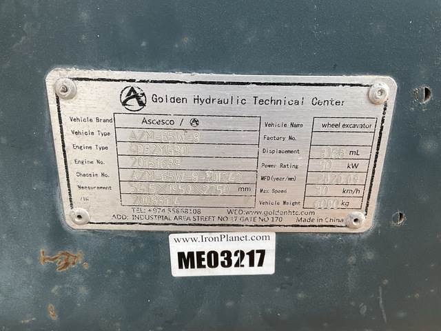 Ascesco AZM-65W-8 - Wheel excavator: picture 5 Ascesco AZM-65W-8 - Wheel excavator: picture 5