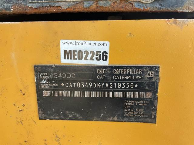 CAT 349D2 - Crawler excavator: picture 5 CAT 349D2 - Crawler excavator: picture 5