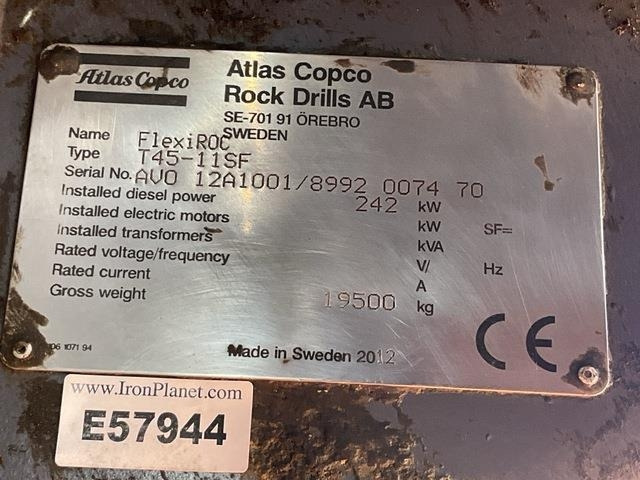 Atlas Copco Flexiroc T45-11SF - Drilling rig: picture 5 Atlas Copco Flexiroc T45-11SF - Drilling rig: picture 5