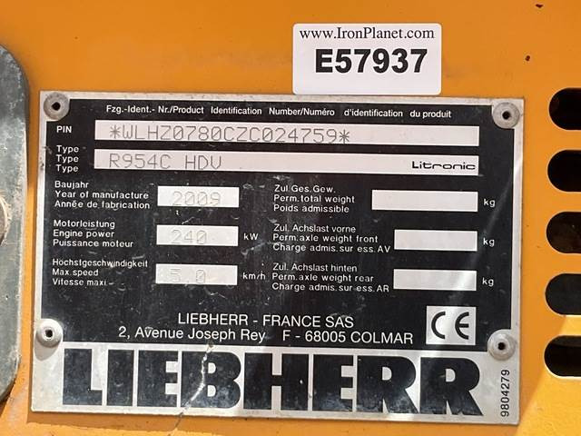 Liebherr R954C HDV - Demolition excavator: picture 5 Liebherr R954C HDV - Demolition excavator: picture 5