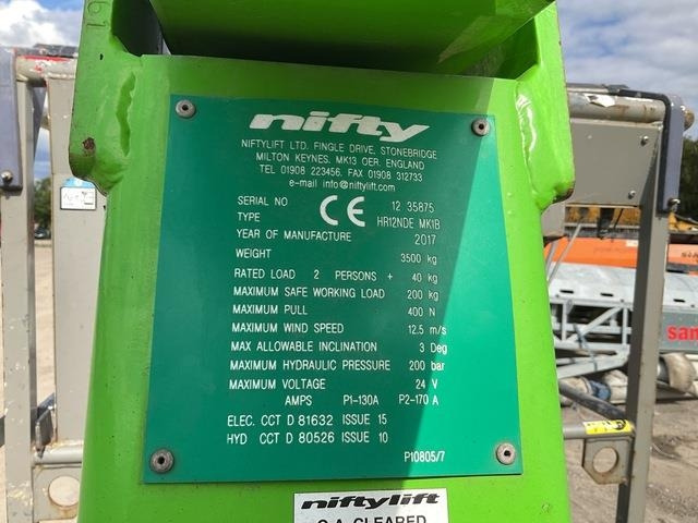 Niftylift HR12NDE - Articulated boom: picture 5 Niftylift HR12NDE - Articulated boom: picture 5