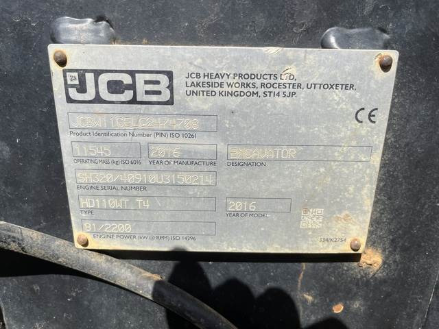 JCB HD110WTT4 - Wheel excavator: picture 5 JCB HD110WTT4 - Wheel excavator: picture 5