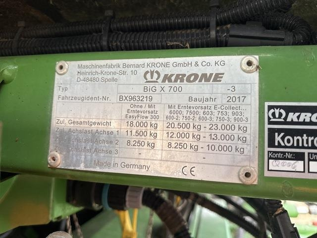 Krone Big X700-3 - Forage harvester: picture 5 Krone Big X700-3 - Forage harvester: picture 5