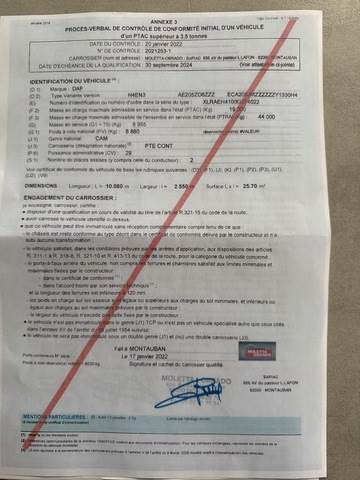 Container transporter/ Swap body truck DAF XF450: picture 20