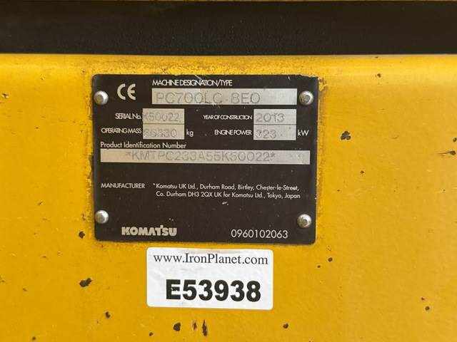 Komatsu PC700LC-8EO - Crawler excavator: picture 5 Komatsu PC700LC-8EO - Crawler excavator: picture 5
