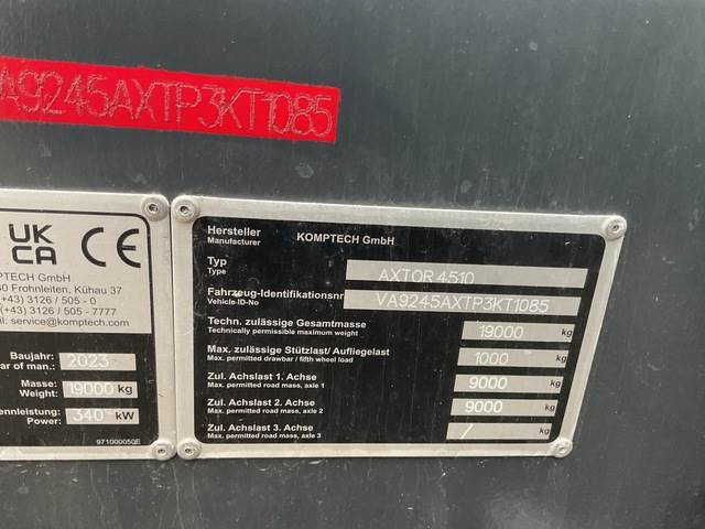 Komptech Axtor 4510 - Industrial waste shredder: picture 5 Komptech Axtor 4510 - Industrial waste shredder: picture 5