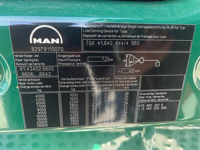 Tractor unit MAN TGA41.640: picture 11