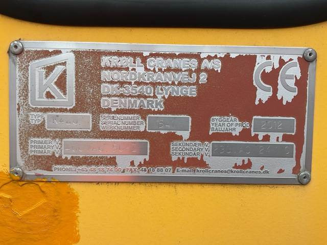 Kroll K420 - Tower crane: picture 5 Kroll K420 - Tower crane: picture 5