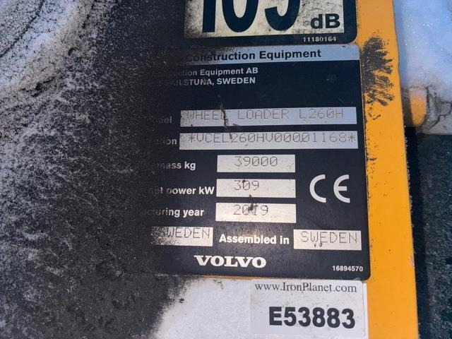 Volvo L260H - Wheel loader: picture 5 Volvo L260H - Wheel loader: picture 5