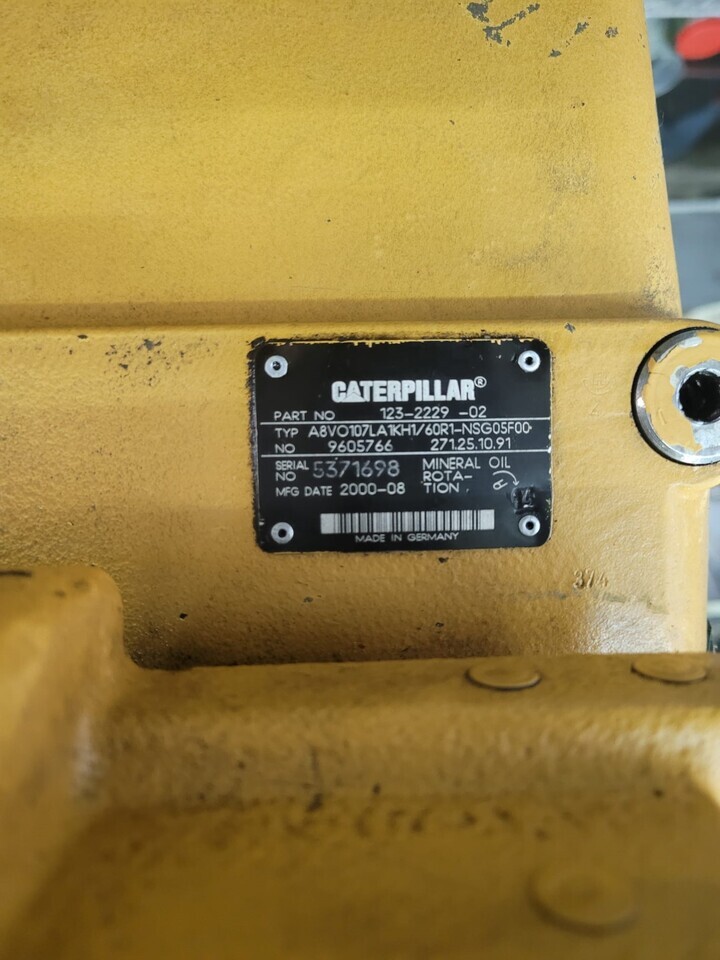 CATERPILLAR A8VO107LA1KH1/60R1-NSG05F00-9605766 - Hydraulic pump for Construction machinery: picture 1 CATERPILLAR A8VO107LA1KH1/60R1-NSG05F00-9605766 - Hydraulic pump for Construction machinery: picture 1
