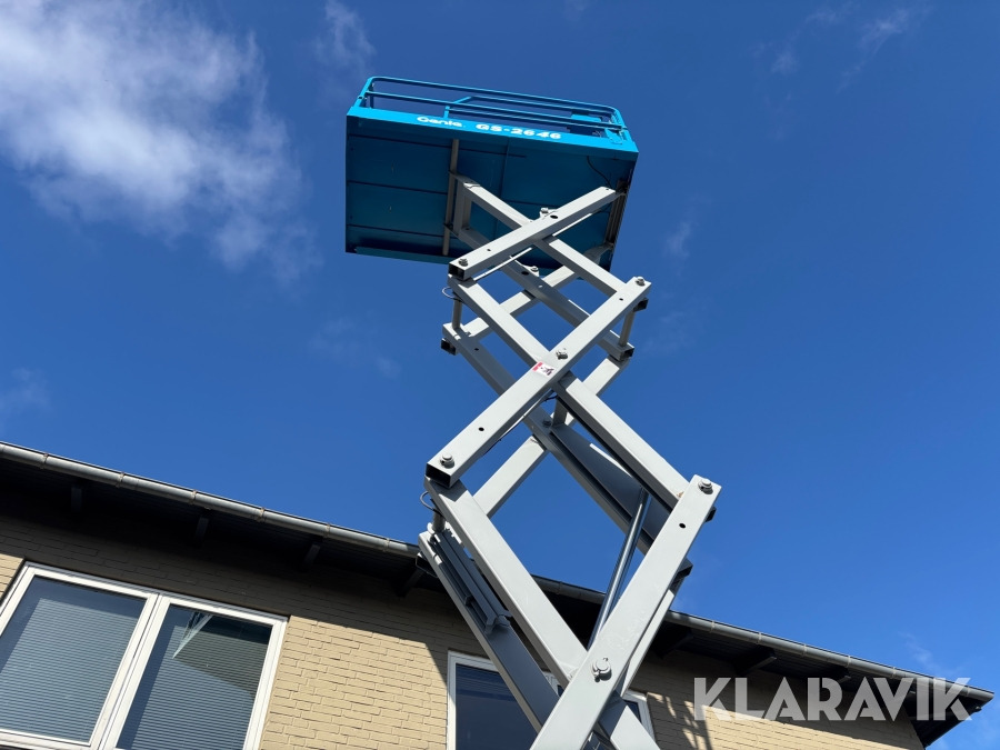 Saxlift Genie GS-2646 10 meter - Bred model - Scissor lift: picture 4 Saxlift Genie GS-2646 10 meter - Bred model - Scissor lift: picture 4