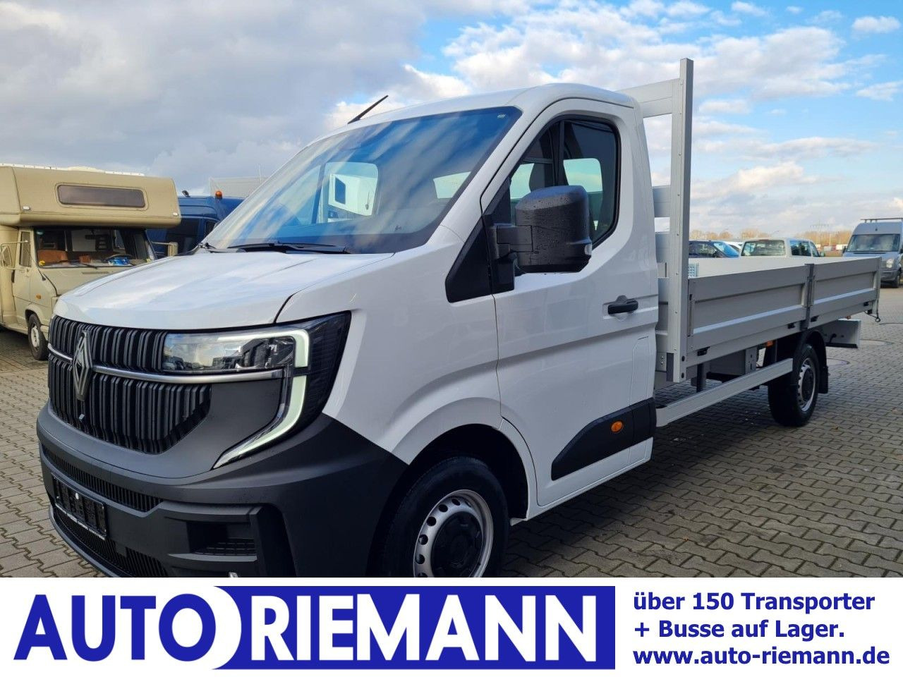 Renault Master New 35 Pritsche lang KLIMA KOMFORT TEMPOM - Open body delivery van: picture 1 Renault Master New 35 Pritsche lang KLIMA KOMFORT TEMPOM - Open body delivery van: picture 1