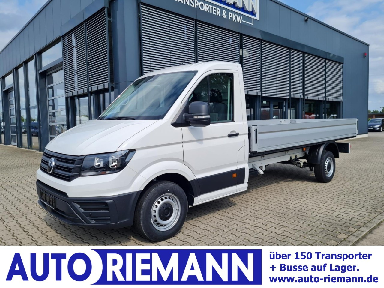 Volkswagen Crafter 35 Pritsche L4 lang KLIMA NAVI/APP TEMPOMAT - Open body delivery van: picture 1 Volkswagen Crafter 35 Pritsche L4 lang KLIMA NAVI/APP TEMPOMAT - Open body delivery van: picture 1