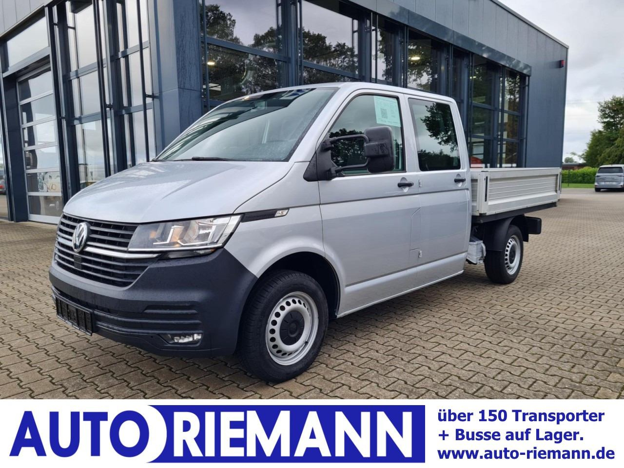 Volkswagen T6.1 Doka Pritsche Plane 6-Sitze Klima Komfort - Open body delivery van, Combi van: picture 1 Volkswagen T6.1 Doka Pritsche Plane 6-Sitze Klima Komfort - Open body delivery van, Combi van: picture 1