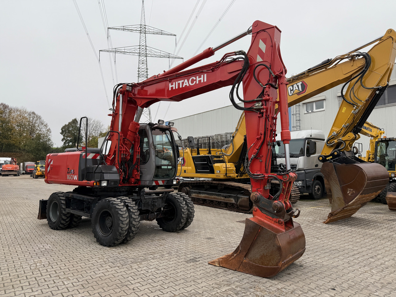 Hitachi ZX 160 W Mobilbagger Klima Zentralschmierung OQ 60-5 - Wheel excavator: picture 3 Hitachi ZX 160 W Mobilbagger Klima Zentralschmierung OQ 60-5 - Wheel excavator: picture 3
