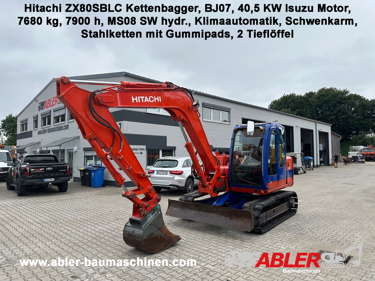 Hitachi ZX80 SBLC Kettenbagger MS08 SW Klima - Excavator: picture 1 Hitachi ZX80 SBLC Kettenbagger MS08 SW Klima - Excavator: picture 1