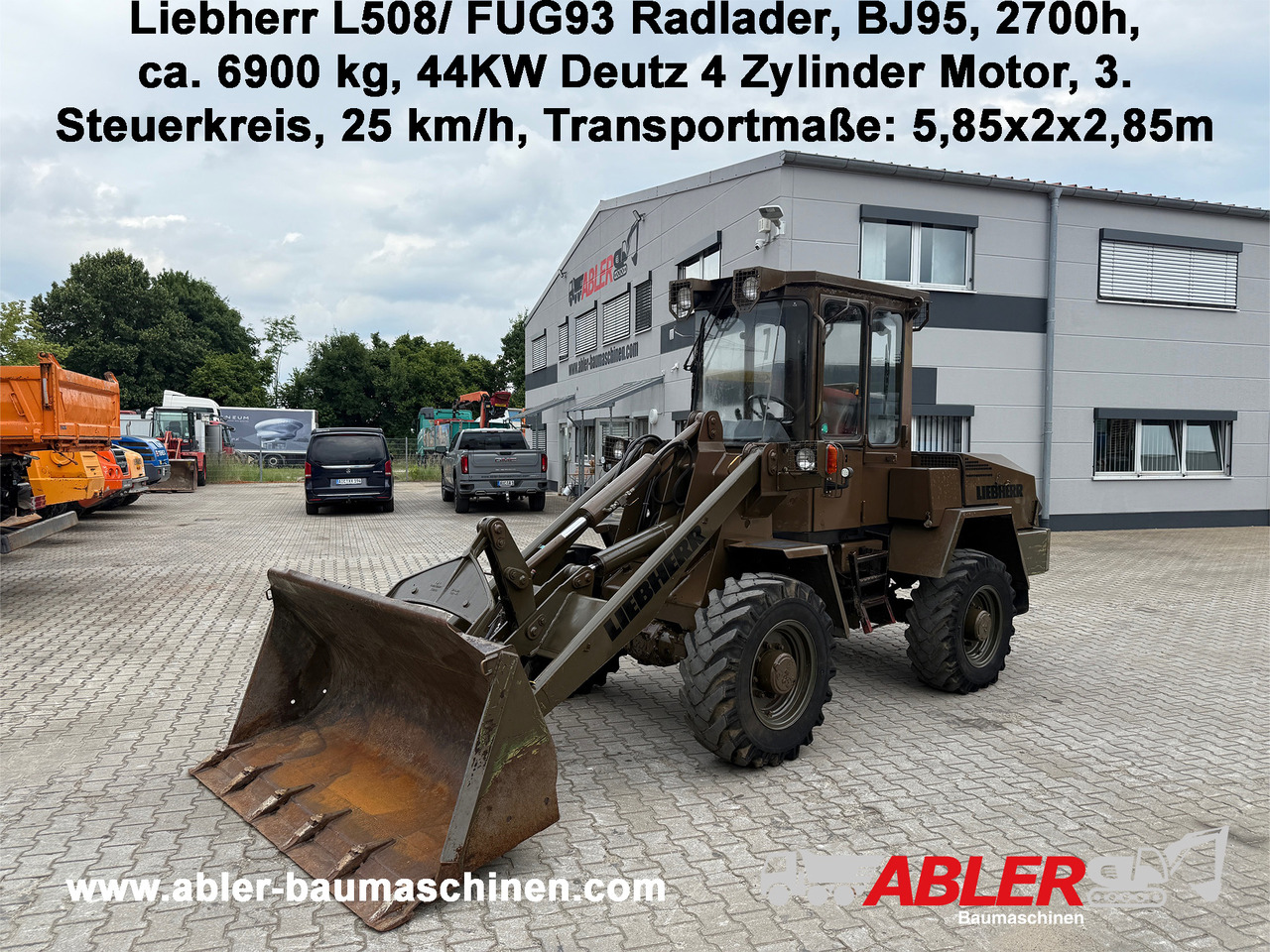 Liebherr L508 / FUG93 Radlader - Wheel loader: picture 1 Liebherr L508 / FUG93 Radlader - Wheel loader: picture 1