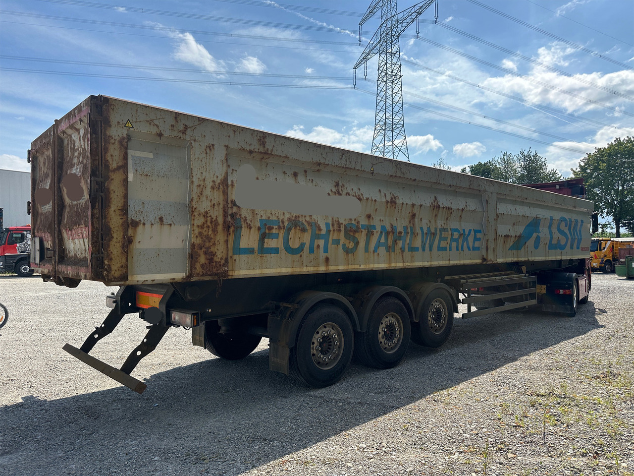 Reisch RHKS-35/24SL Stahl Kippmulde 50 m3 Metallschrott - Tipper semi-trailer: picture 5 Reisch RHKS-35/24SL Stahl Kippmulde 50 m3 Metallschrott - Tipper semi-trailer: picture 5