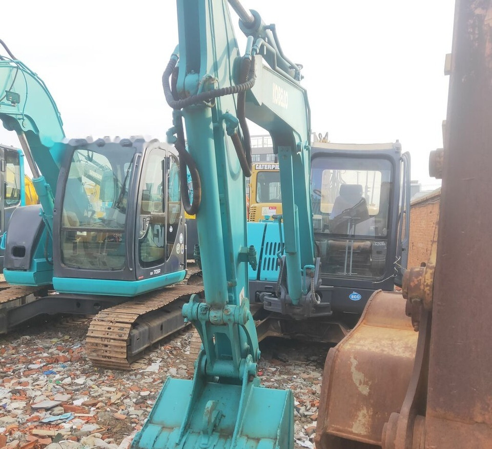 Kobelco SK60 with Swing Boom - Mini excavator: picture 1 Kobelco SK60 with Swing Boom - Mini excavator: picture 1