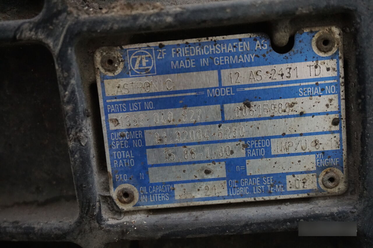 ZF 12AS2131TD MAN TGX truck - Gearbox for Truck: picture 3 ZF 12AS2131TD MAN TGX truck - Gearbox for Truck: picture 3
