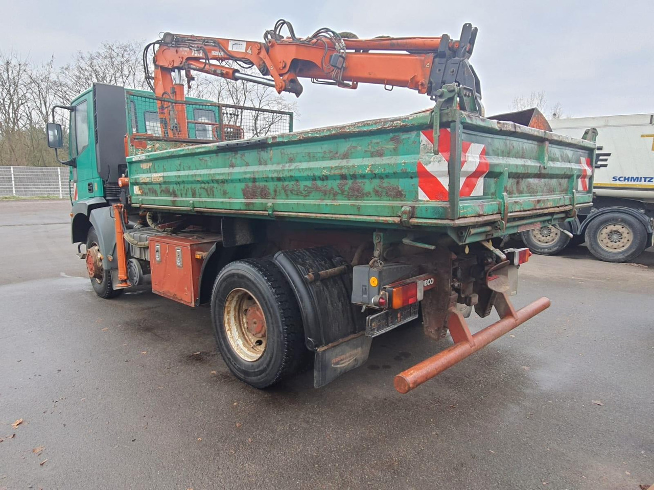 Iveco ML140E18 Dreiseitenkipper 4x4 mit Kran+Greifer - Tipper: picture 3 Iveco ML140E18 Dreiseitenkipper 4x4 mit Kran+Greifer - Tipper: picture 3