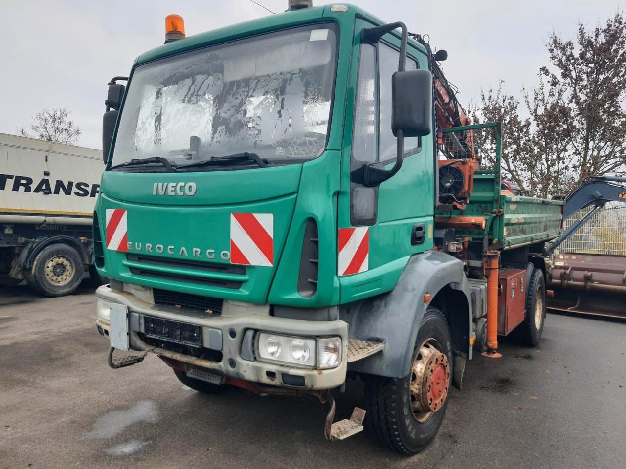 Iveco ML140E18 Dreiseitenkipper 4x4 mit Kran+Greifer - Tipper: picture 1 Iveco ML140E18 Dreiseitenkipper 4x4 mit Kran+Greifer - Tipper: picture 1