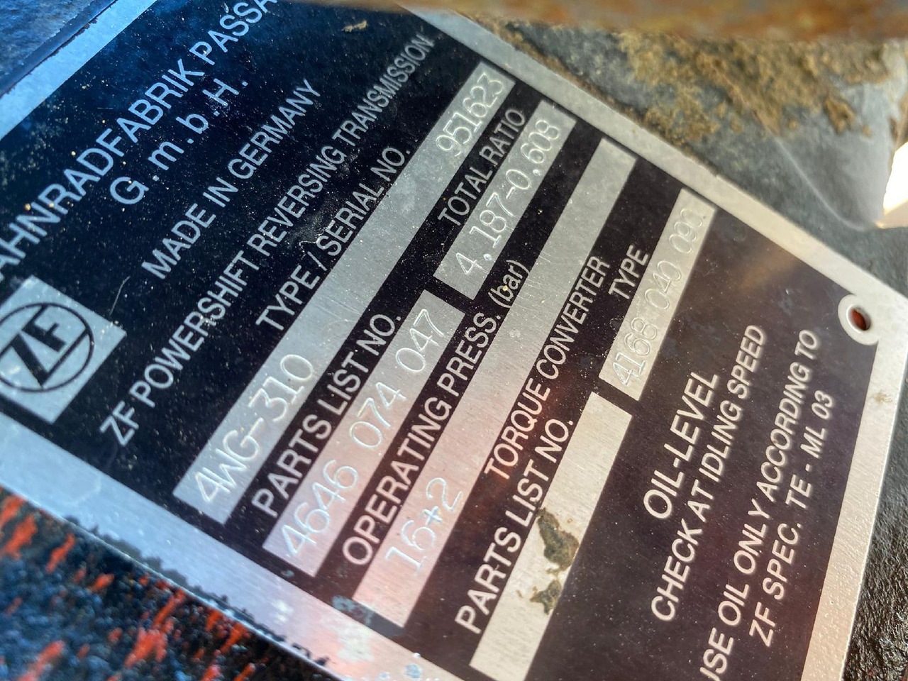 Doosan ZF 4WG 310 aus DL 500 - Gearbox for Construction machinery: picture 4 Doosan ZF 4WG 310 aus DL 500 - Gearbox for Construction machinery: picture 4