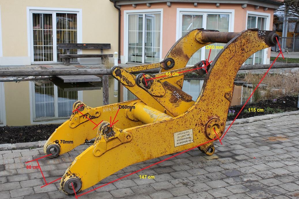 Hanomag 55C - Boom for Wheel loader: picture 4 Hanomag 55C - Boom for Wheel loader: picture 4