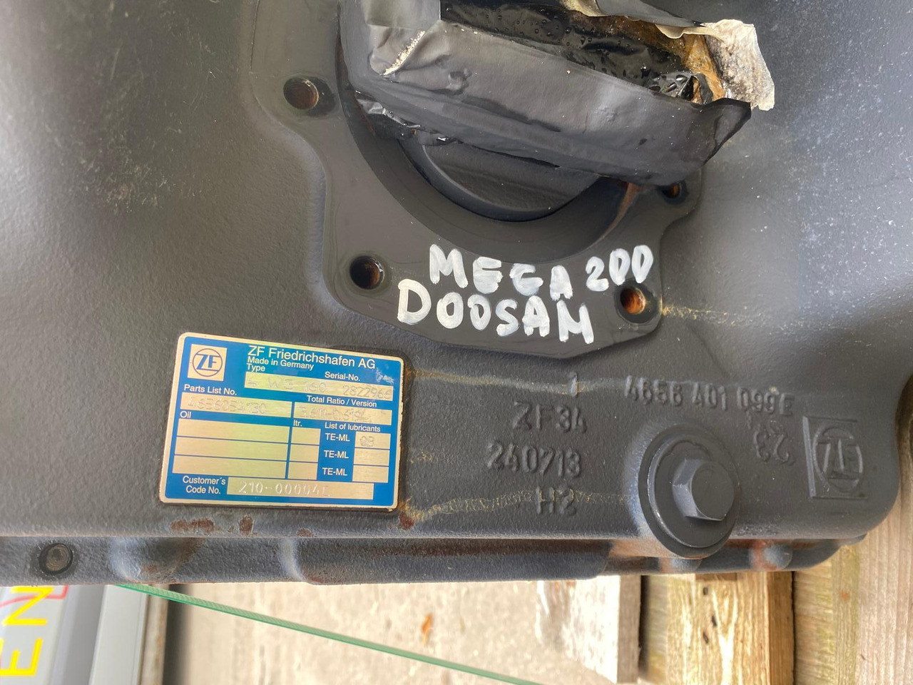 ZF 4 WG 160 - Gearbox for Construction machinery: picture 4 ZF 4 WG 160 - Gearbox for Construction machinery: picture 4