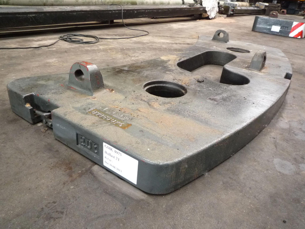 Grove GMK 4075 counterweight 2,0 ton - Counterweight for Mobile crane: picture 2 Grove GMK 4075 counterweight 2,0 ton - Counterweight for Mobile crane: picture 2