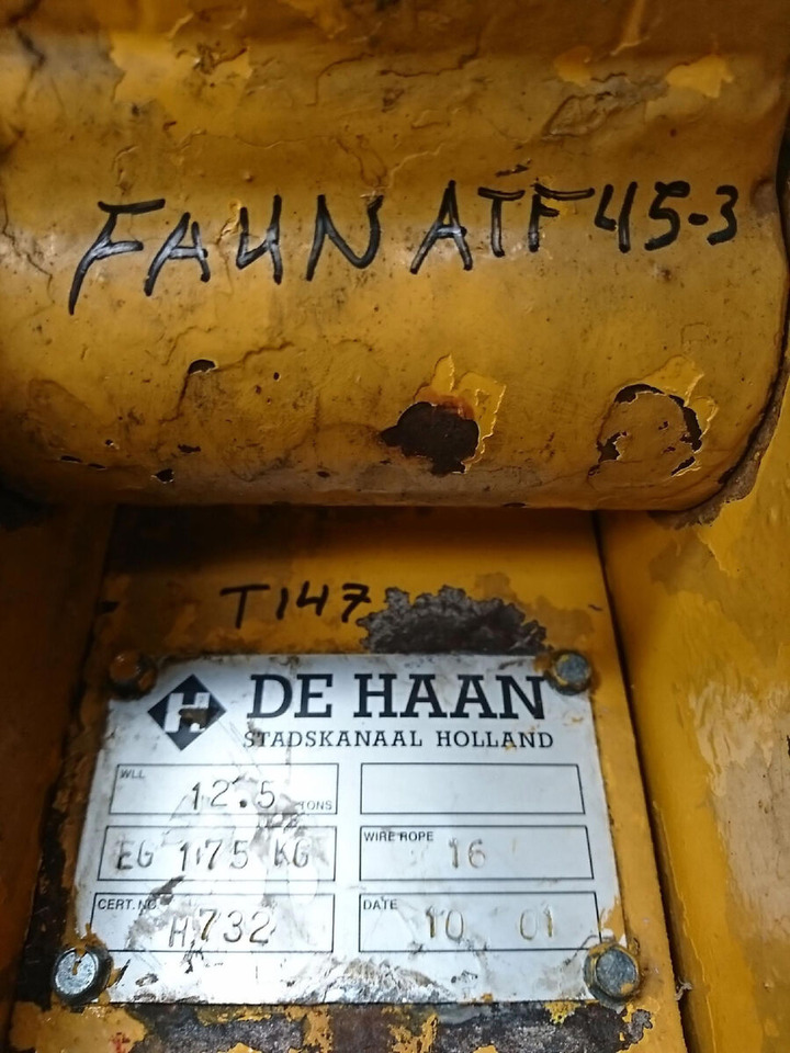 FAUN Hookblock 16mm 1 sheave 12,5t - Spare parts for Mobile crane: picture 4 FAUN Hookblock 16mm 1 sheave 12,5t - Spare parts for Mobile crane: picture 4