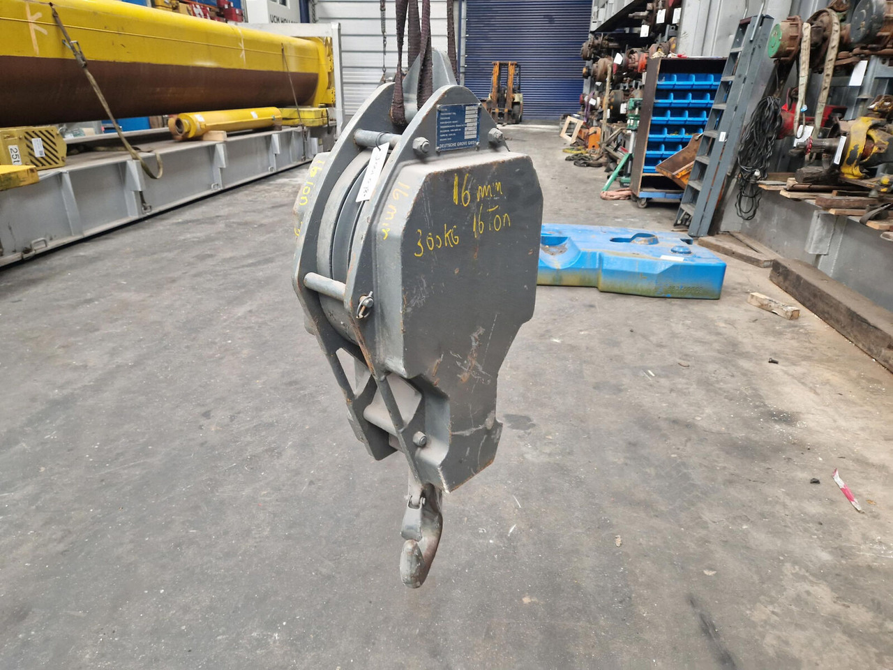 Grove Hookblock 16mm 1 sheave 16t - Spare parts for Mobile crane: picture 1 Grove Hookblock 16mm 1 sheave 16t - Spare parts for Mobile crane: picture 1
