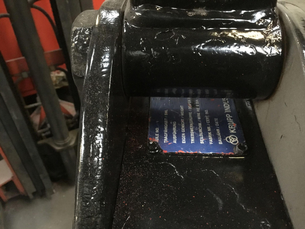 Krupp Hookblock 16mm 1 sheave 12t - Spare parts for Mobile crane: picture 3 Krupp Hookblock 16mm 1 sheave 12t - Spare parts for Mobile crane: picture 3