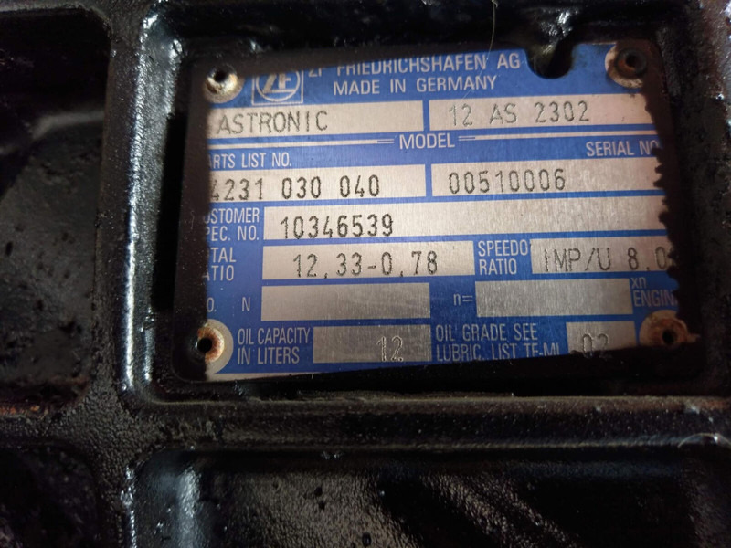 ZF LTM 1055-3.2 gearbox Astronic 12 AS 2302 - Gearbox for Crane: picture 5 ZF LTM 1055-3.2 gearbox Astronic 12 AS 2302 - Gearbox for Crane: picture 5